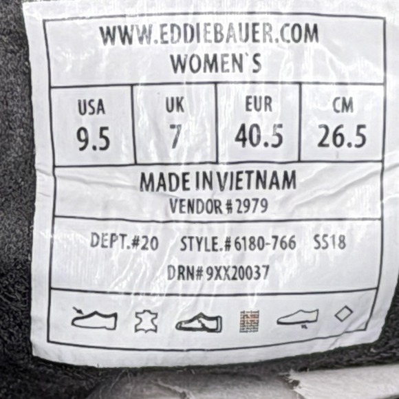 Eddie Bauer Boots Womens Size 9.5 Gray Suede Chukka Lace Up Casual 6180-766 - Picture 8 of 10